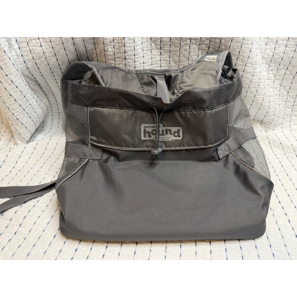 Outward Hound PoochPouch Front Dog Carrier Grey Medium 21008 Mesh Padded Straps